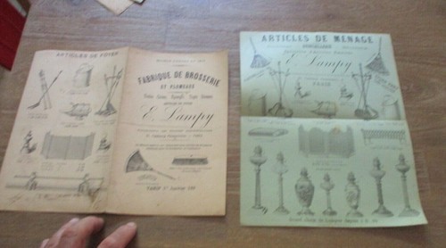 Ancien catalogue brosse lampy - ancien,