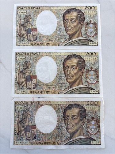 Billets 200 francs - billets, francs,