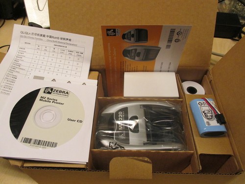 Nouveau zebra mz220 portable - zebra,