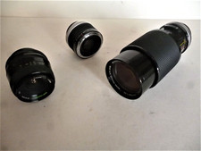 lot Canon Objectif doubleur FOCA lens chinon Vivitar macro appareil photo ancien