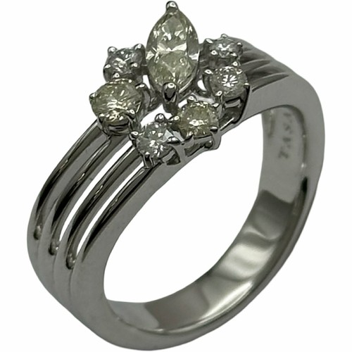 Bague tasaki blanc 18 - tasaki, or