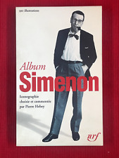 Album Georges Simenon de Pierre Hebey - Gallimard La Pléiade 2003