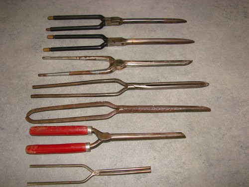 Ancien lot fer friser - fer, à