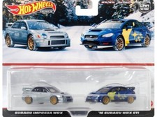 CAR CULTURE 2-Packs - Subaru Imprezza WRX - 2016 WRX STi - HOT WHEELS 1:64