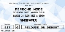 2 e-billets Concert Depeche