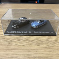DUO ATLAS UNIVERSAL HOBBIE DS19 GENERAL DE GAULLE 1963 DECAPOTABLE 1961 BOITE HO