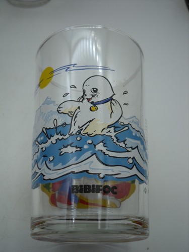Vintage verre moutarde - à,