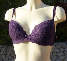 SOUTIEN GORGE CHANTELLE n°3082 prune FR100D/EU85D/ITA5D/UK38D/USA38D NEUF