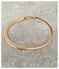 Bracelet Maille Anglaise Plate