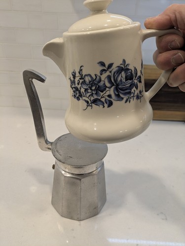 Vintage italian porcelain moka - porcelain,