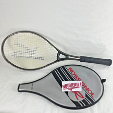 ➜JOLIE RAQUETTE DE TENNIS ROSSIGNOL MID200 en carbone vintage + housse d'origine