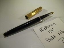 Stylo plume or WATERMAN CF avec convertisseur – French fountain pen WATERMAN CF