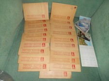 TINTIN VINTAGE LOT D'ANCIENNE CHROMOS ET LEUR ENVELOPPE  STYLE PANINIS CHROMOS