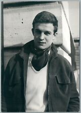 1960 Jean-François Poron, Acteur Corse Photo Vintage Presse Unifrance Film Foto