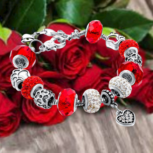 Bracelet perles verre de - perles,