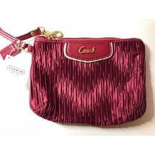 Coach Wristlet in Vintage Plum