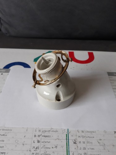 Ancienne applique porcelaine - ancienne,