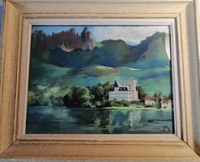 Annecy paire de tableaux