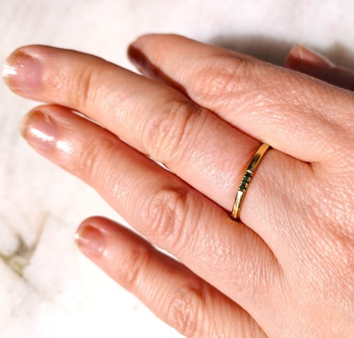 Bague jaune 375 - bague, or