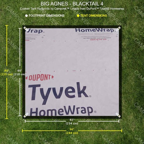 Tyvek footprint for the big - for,