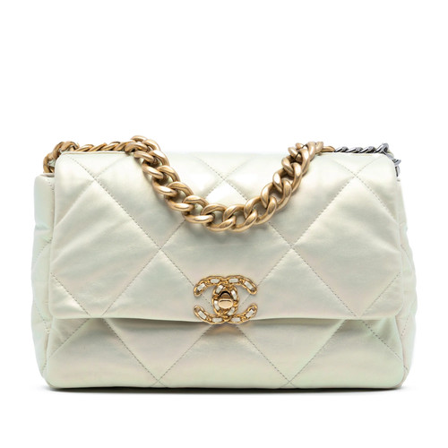 Chanel large iridescent cuir - large,