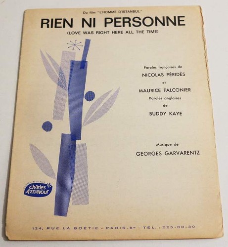 Partition vintage sheet music