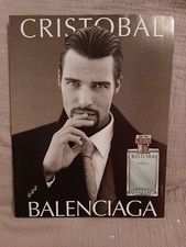 Publicité papier Parfum. Balenciaga Cristobal de 2000 - Perfume Ad