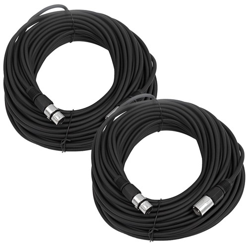 Pack 100 black xlr - 100,