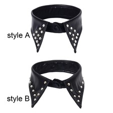 Faux col élégant punk