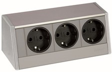 Prise de Cuisine Evoline R-Dock 3-fach Bloc Multiprises Plaque Travail Bureau