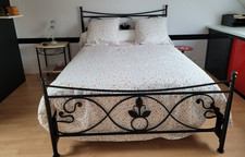 Lit en fer forgé - 148 x 200