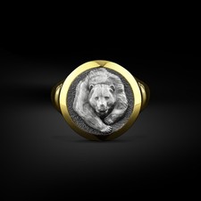 Bague chevalière homme en