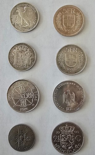 Pièces argent monde - pièces,