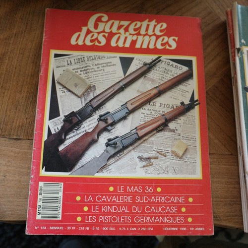 Revue gazette armes 184 - gazette,