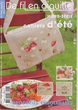 De fil en aiguille N°17 HS point croix Cahiers d'été ! V. Enginger P. Samouiloff