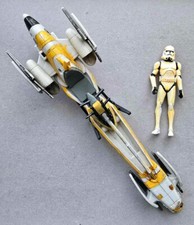 Lot figurine Star Wars 3.75 The Clone Trooper BARC speeder bike 2009 custom