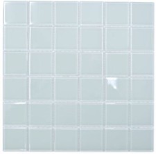Verre blanc brillant mur - verre,