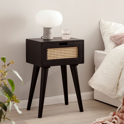 Finebuy table chevet bois - chevet,