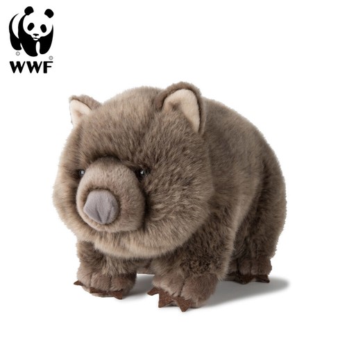 Wwf peluche wombat marron 28cm - wwf,