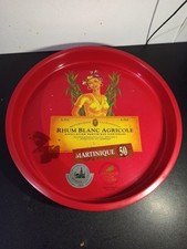 Plateau publicitaire  Rhum blanc agricole Martinique