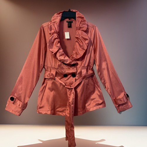 Wet seal trench jacket - wet,