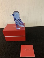 Oiseau  Faunacrystopolis bleu en cristal de Baccarat et Jaime Hayon