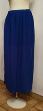 jupe longue femme "AMISU" Taille 36 100 % POLYESTER BLEU ROI Neuve