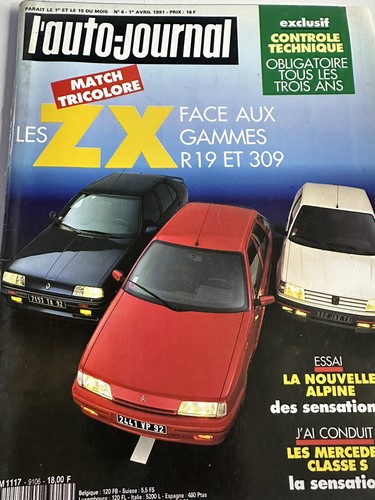 Auto journal 1991 - l'auto-journal,