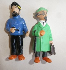Tintin Figurine Haddock & Tournesol Lombard Made in Spain 1985