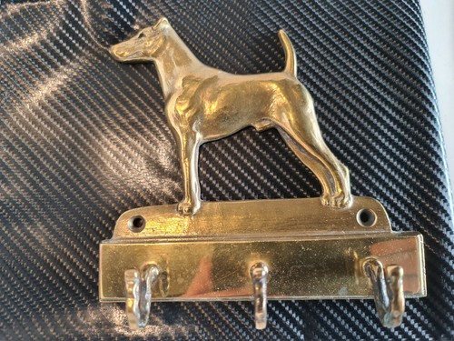 Fox terrier plaque porte clés - fox,