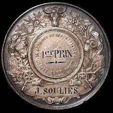 Médaille 1er Prix 1869