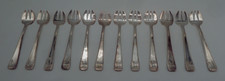 12 fourchettes à huîtres   Métal argenté #5337#