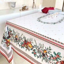 Nappe de Noël Sylvestre 2m x 1m50 coton - MCTISSUS - 3700913828551
