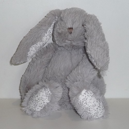 Doudou lapin bouchara gris - doudou,